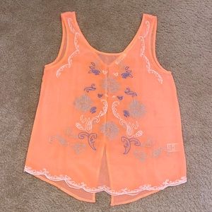 🧡Blu Pepper Button Back Top🧡